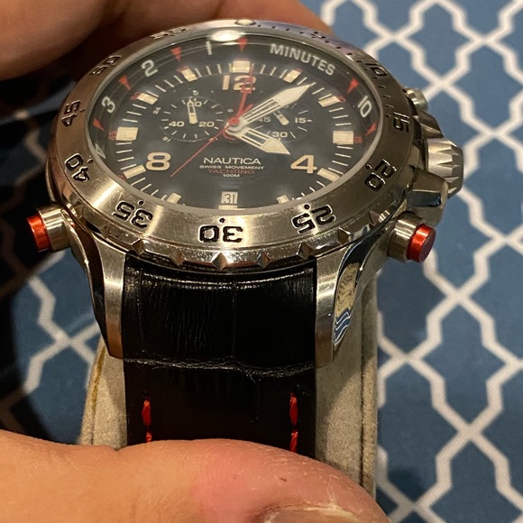 nautica swiss movement yachting 100m